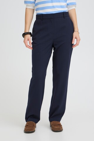 b.young Regular Pants ' BYDANTA' in Blue: front