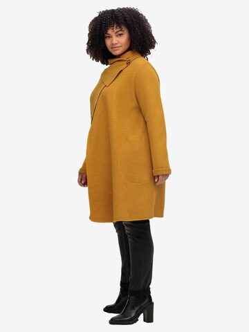 sheego by Joe Browns Between-Seasons Coat in Yellow