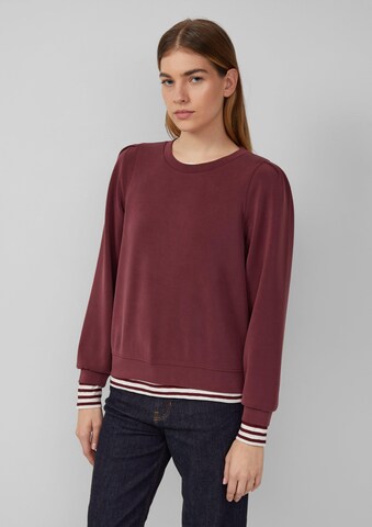 s.Oliver Sweatshirt in Rot: Vorderseite