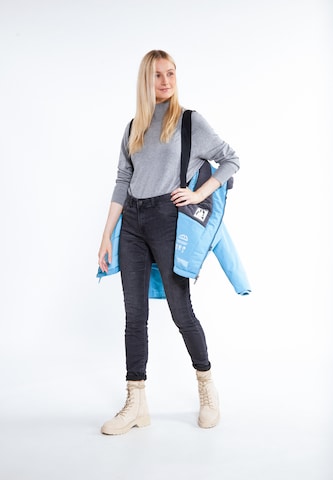 Yuka Winterjas in Blauw