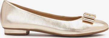 Ballerines Kazar en or