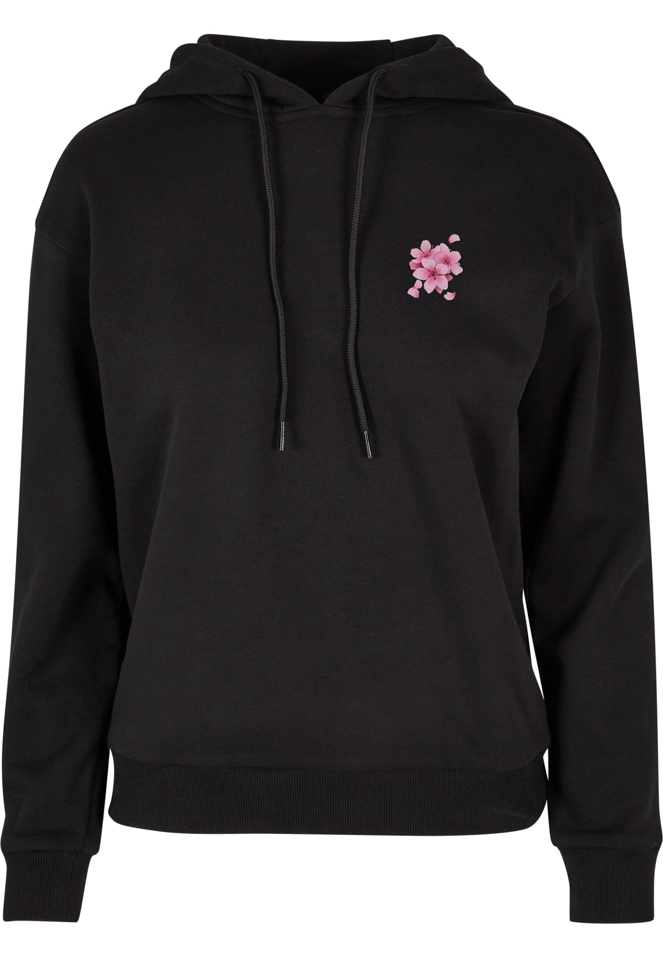 Miss TeeSweater majica 'Self Love Club' - crna boja: prednji dio