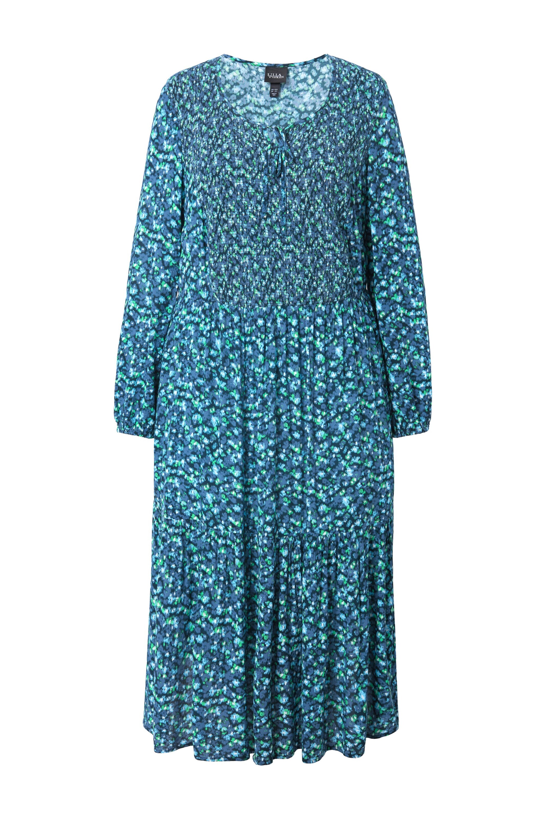 Ulla Popken Jurk in Blauw: voorkant