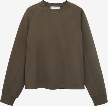 MANGO Sweatshirt 'FLORIDA' in Braun: Vorderseite