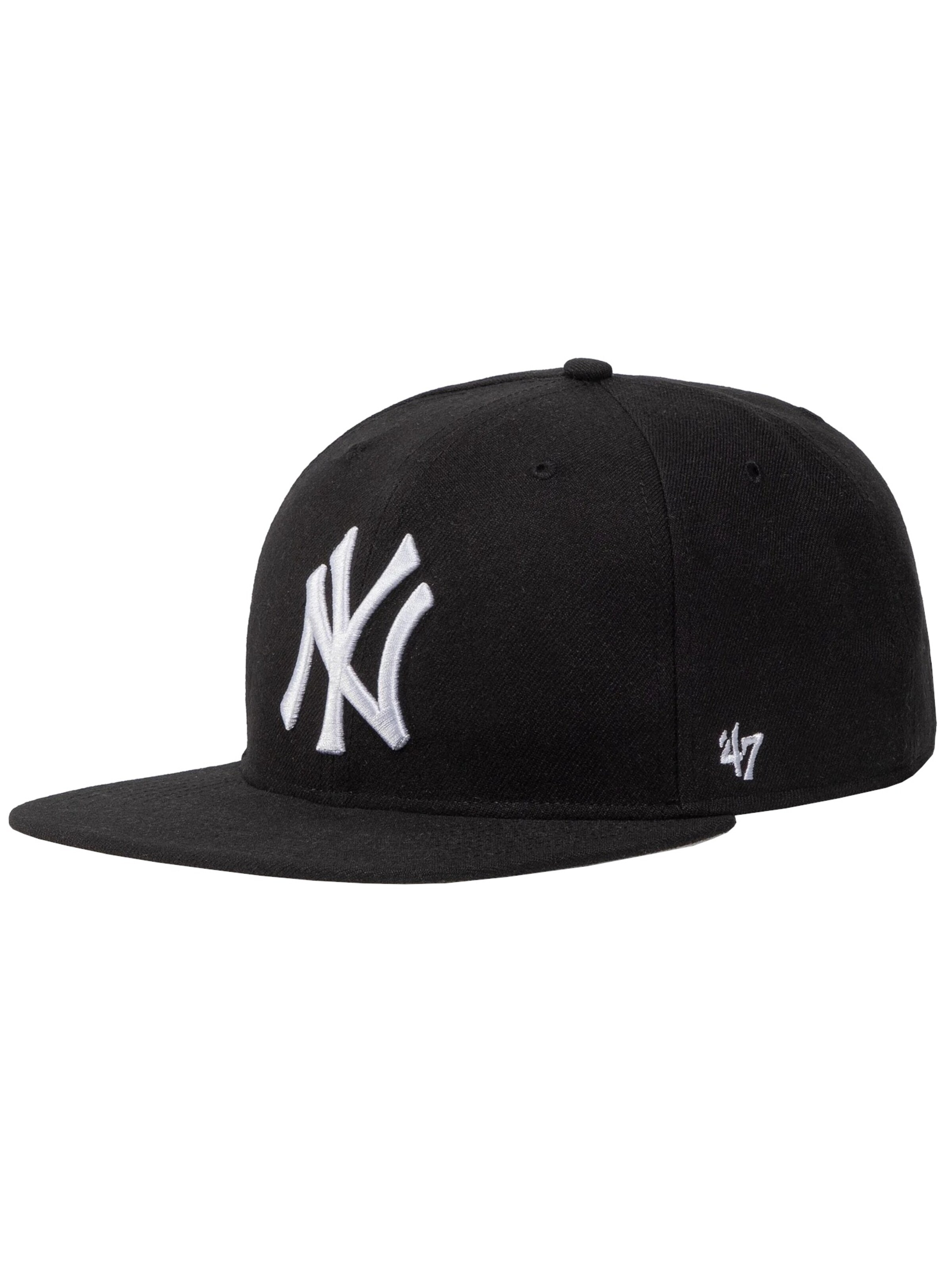 47 Pet '47 Brand MLB New York Yankees No Shot Cap' in Zwart: voorkant
