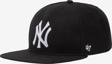 47 Cap '47 Brand MLB New York Yankees No Shot Cap' in Schwarz: Vorderseite