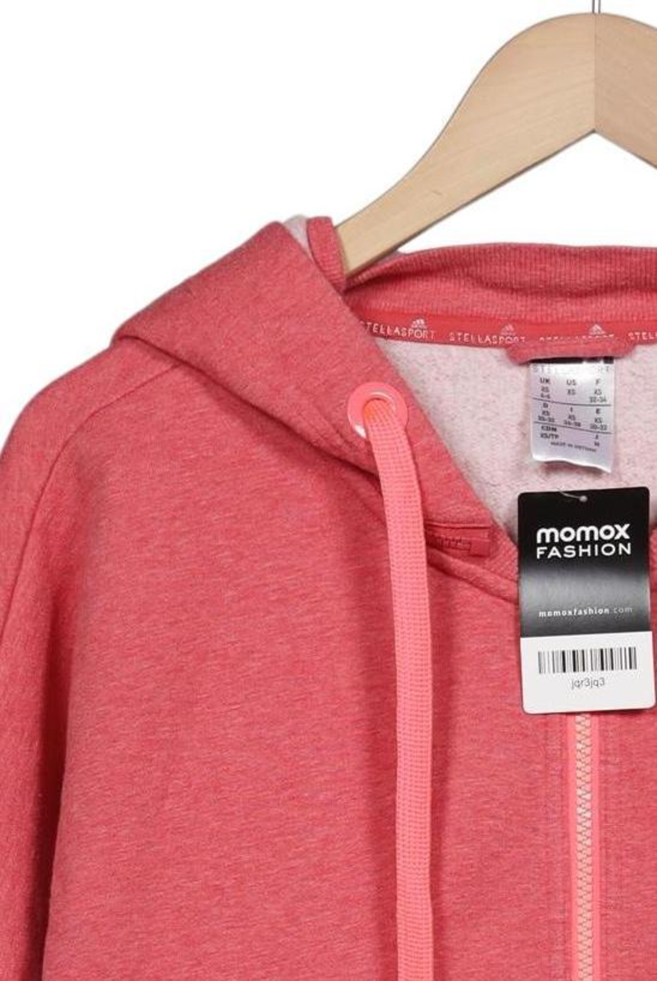 adidas STELLASPORT Kapuzenpullover XS in Rot
