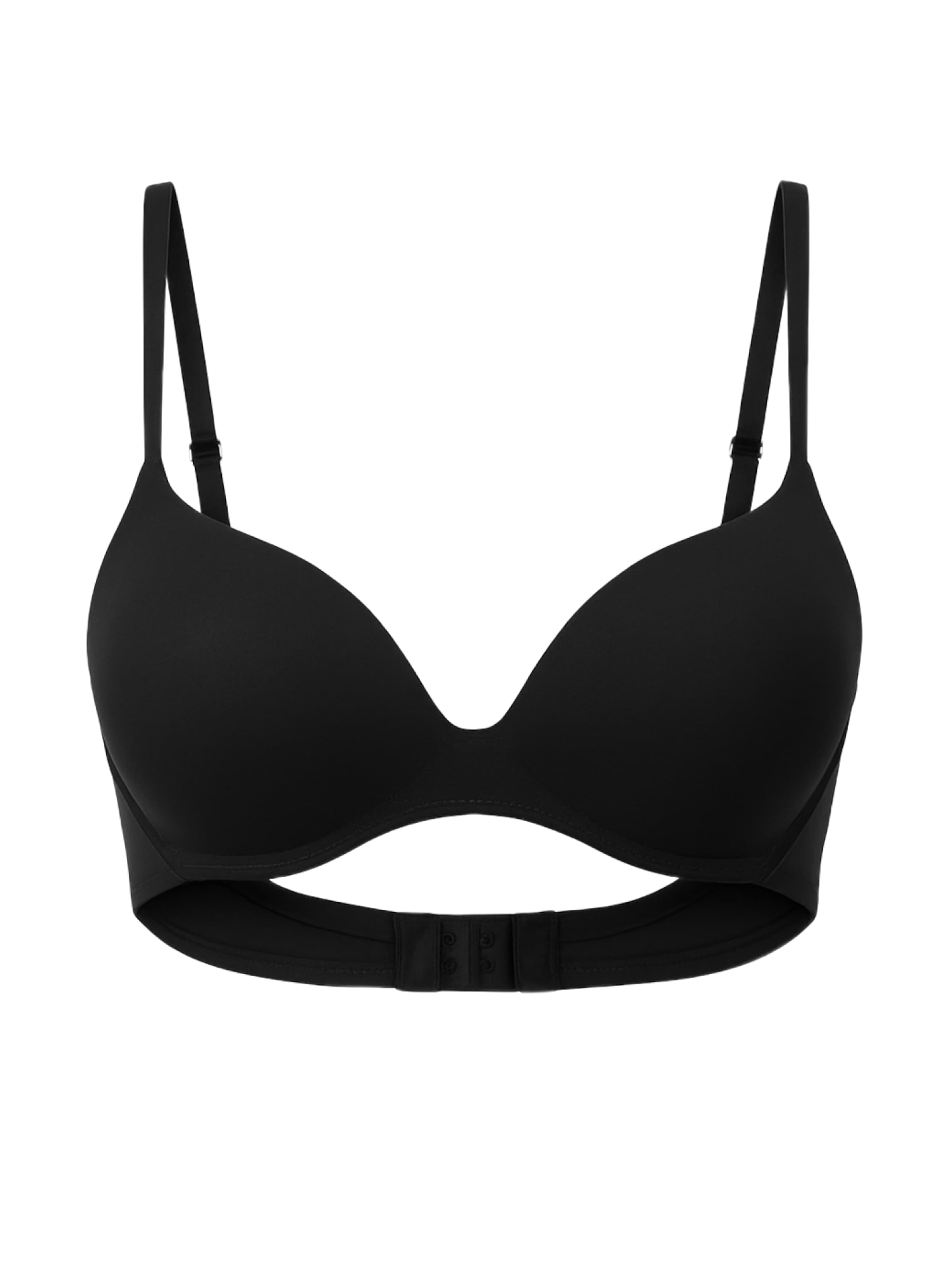 C&City T-shirt BH in Zwart: voorkant