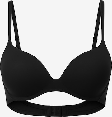 C&City T-shirt BH in Zwart: voorkant