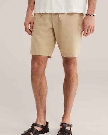 WE Fashion Loosefit Chinobyxa i beige: framsida