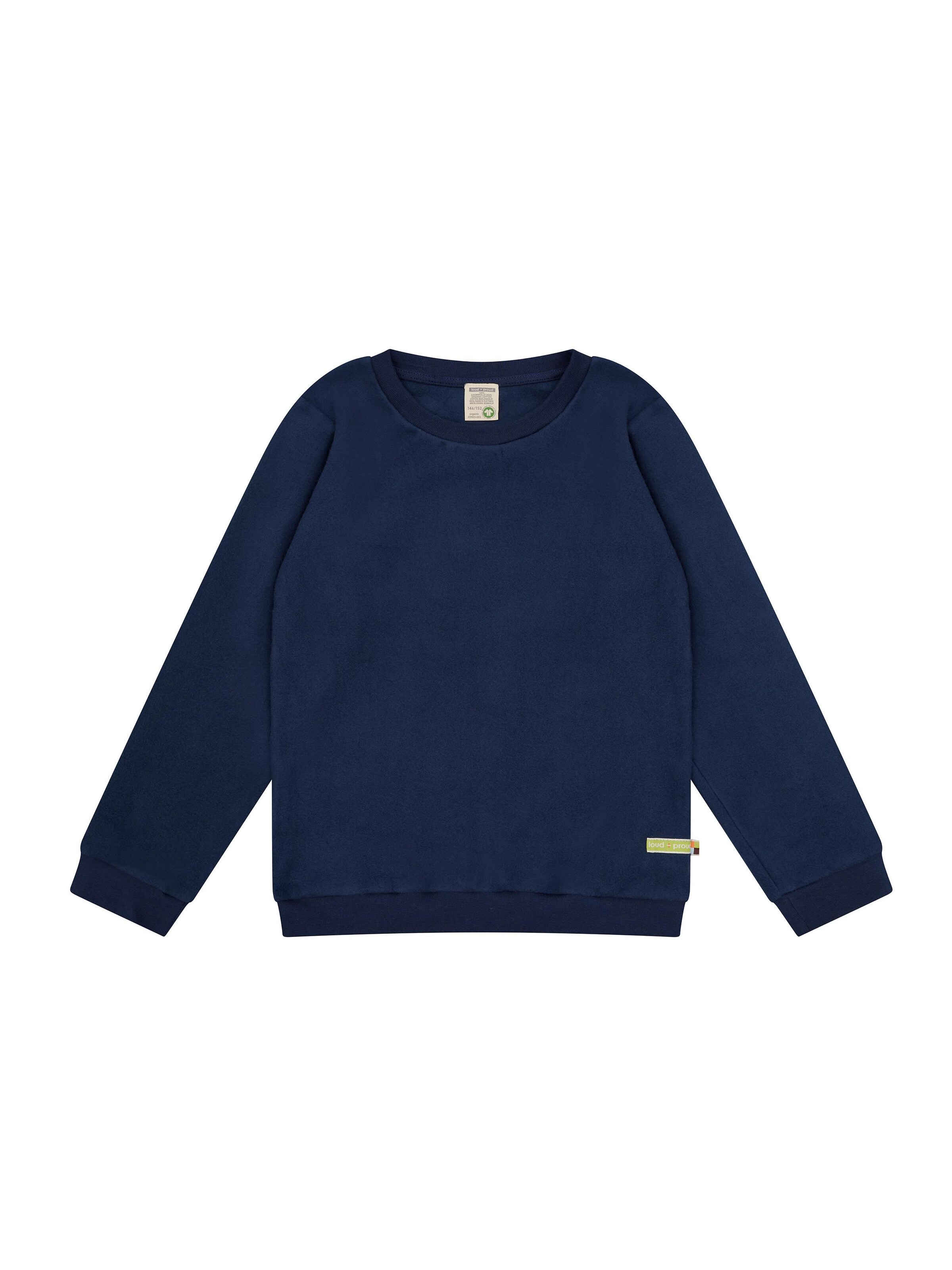 loud + proud Pullover‌‌‌‌‌‌‌‌ in Blau: Vorderseite