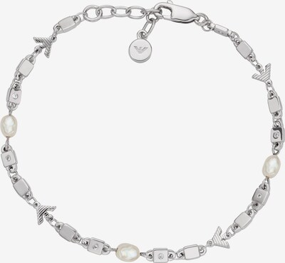 Emporio Armani Armband in silber / perlweiß, Produktansicht