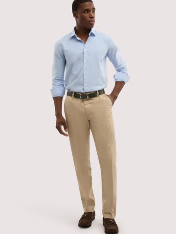 Trussardi Regular Trousers in Beige: front