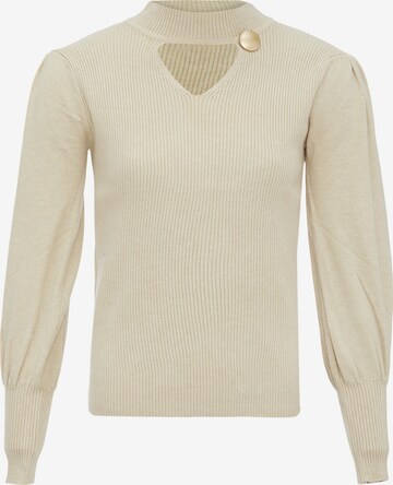 caneva Sweater in Beige: front