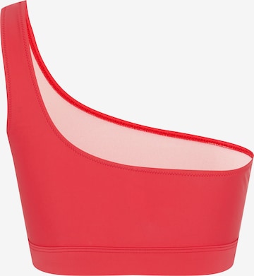 CHIEMSEE Bandeau Bikini Top in Red