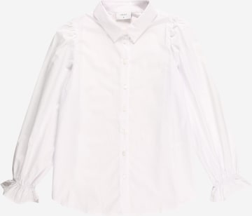 GRUNT Блуза 'Abigail' в бяло: отпред