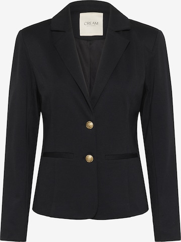 Cream Blazer 'Anett' in Schwarz: Vorderseite