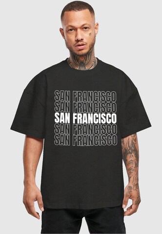 Merchcode Shirt 'San Francisco' in Black: front