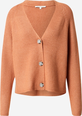 TOM TAILOR DENIM Strickjacke in Orange: predná strana