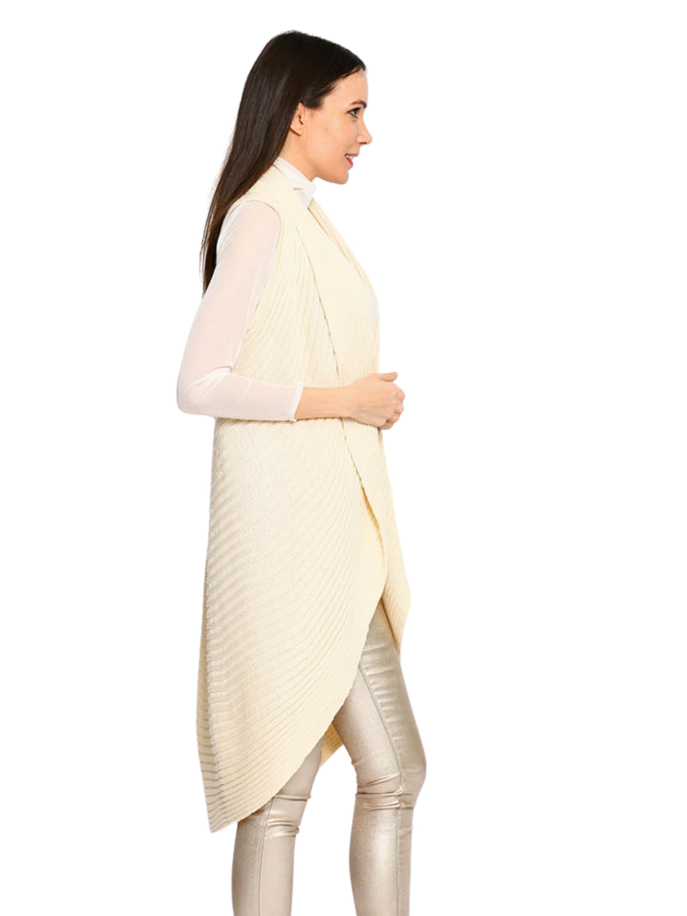 Süel knitwear Strickweste‌‌ in Beige