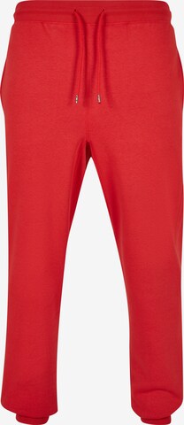 Urban Classics Tapered Broek in Rood: voorkant