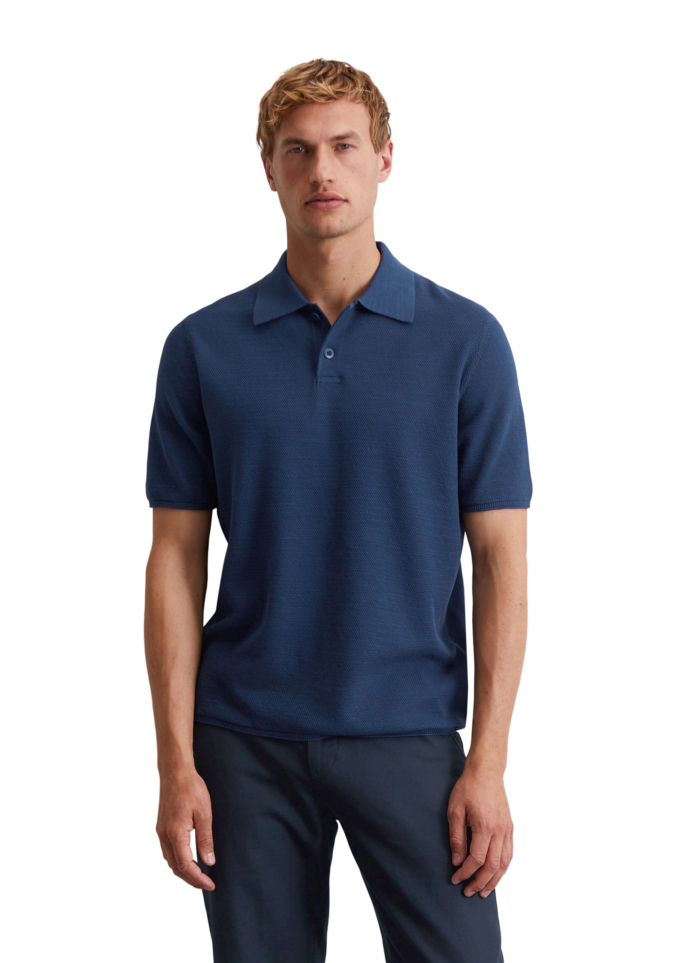 T-Shirt Marc O'Polo en bleu : devant