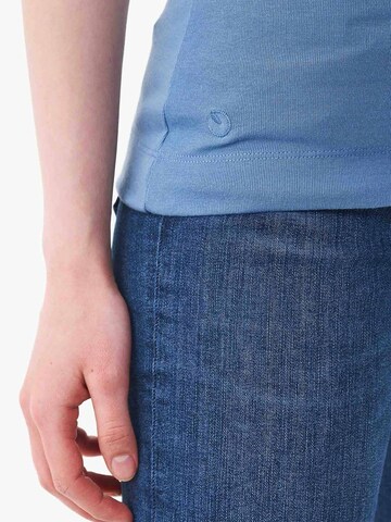 Organication Top in Blau