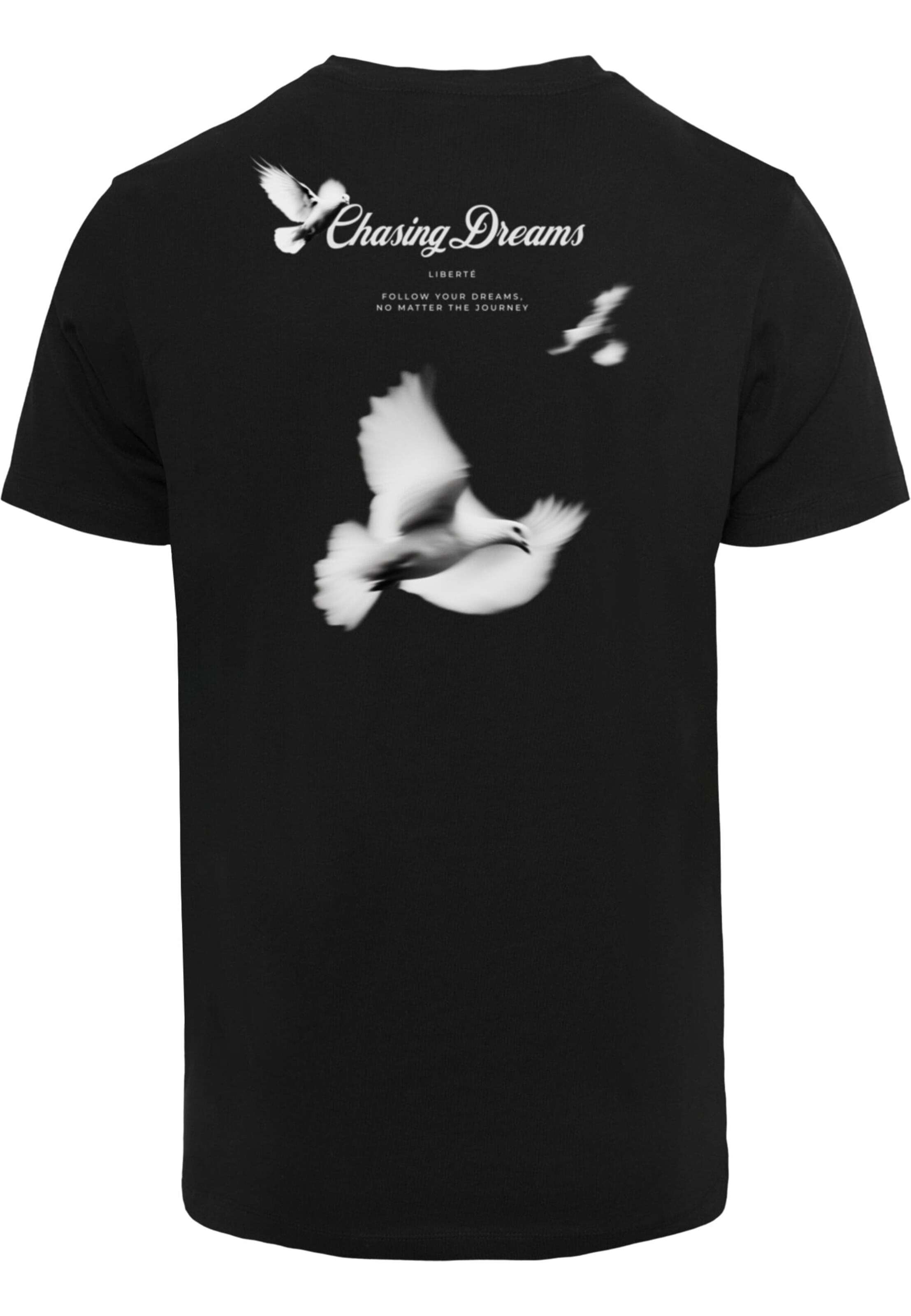 Mister Tee Shirt 'Chasing Dreams' in Zwart