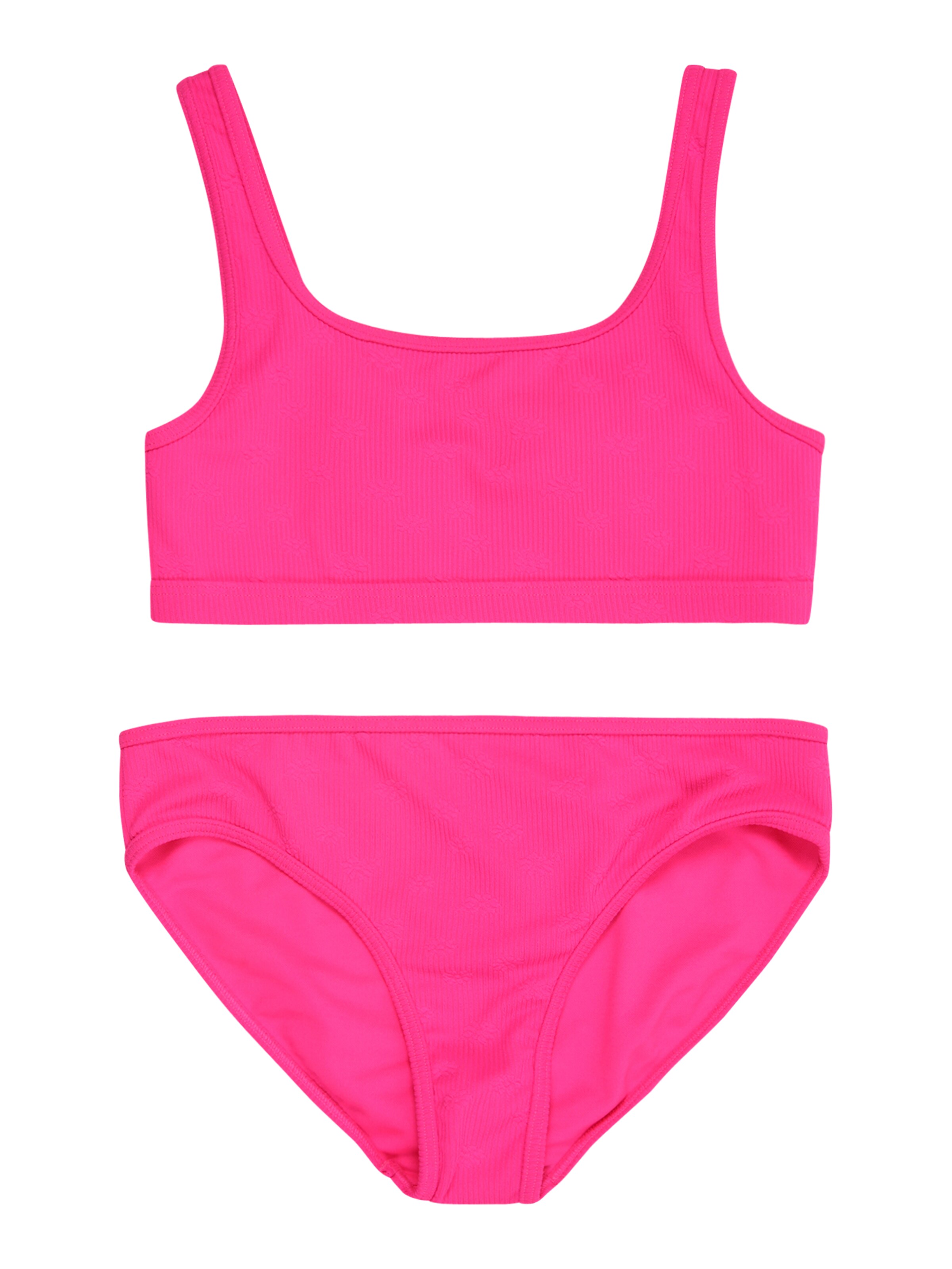 Abercrombie & Fitch Bustier Bikini värissä vaaleanpunainen: etupuoli