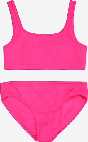 Abercrombie & Fitch Бюстье Бикини в Ярко-розовый: спереди