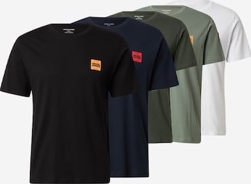 JACK & JONES Paita 'JWHBRANDY' värissä vihreä: etupuoli