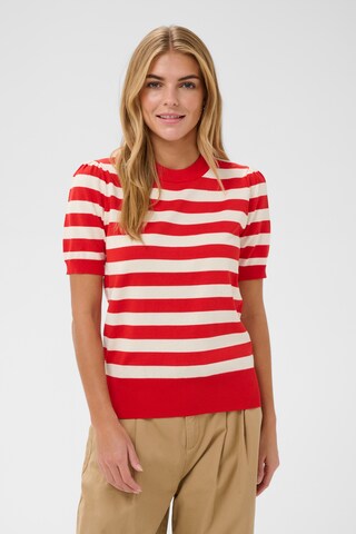 SAINT TROPEZ - Jersey 'Mila' en rojo: frente