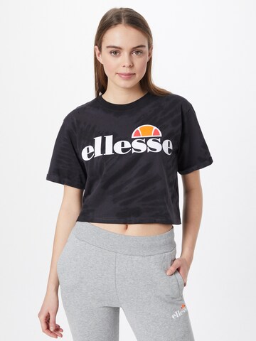 Maglietta 'Alberta' di ELLESSE in nero: frontale