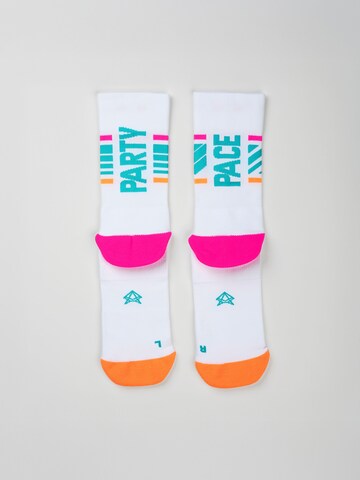 INCYLENCE Athletic Socks 'MOTTO RUNNING' in Orange