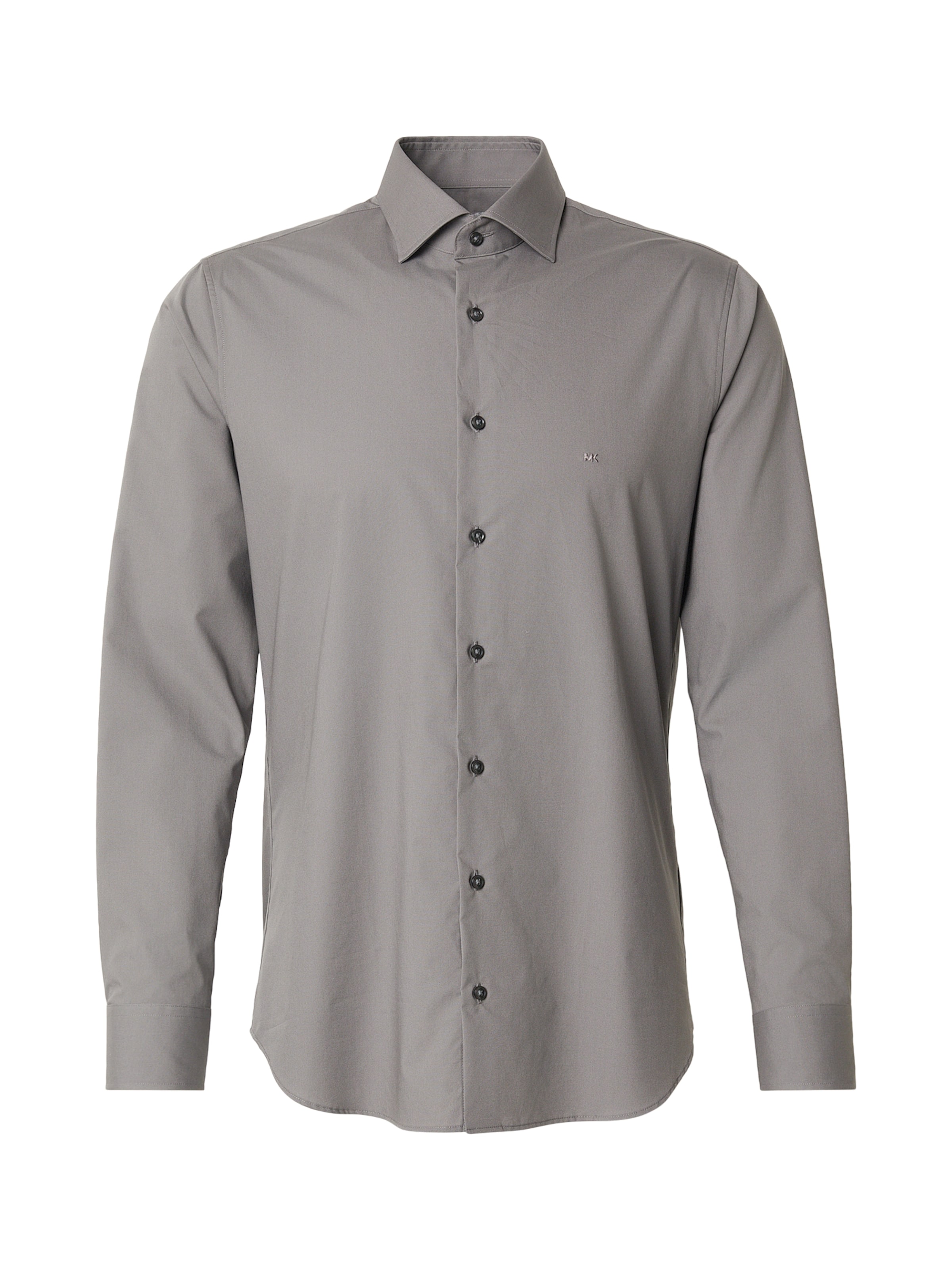 Michael Kors - Slim Fit Camisa em cinzento: frente