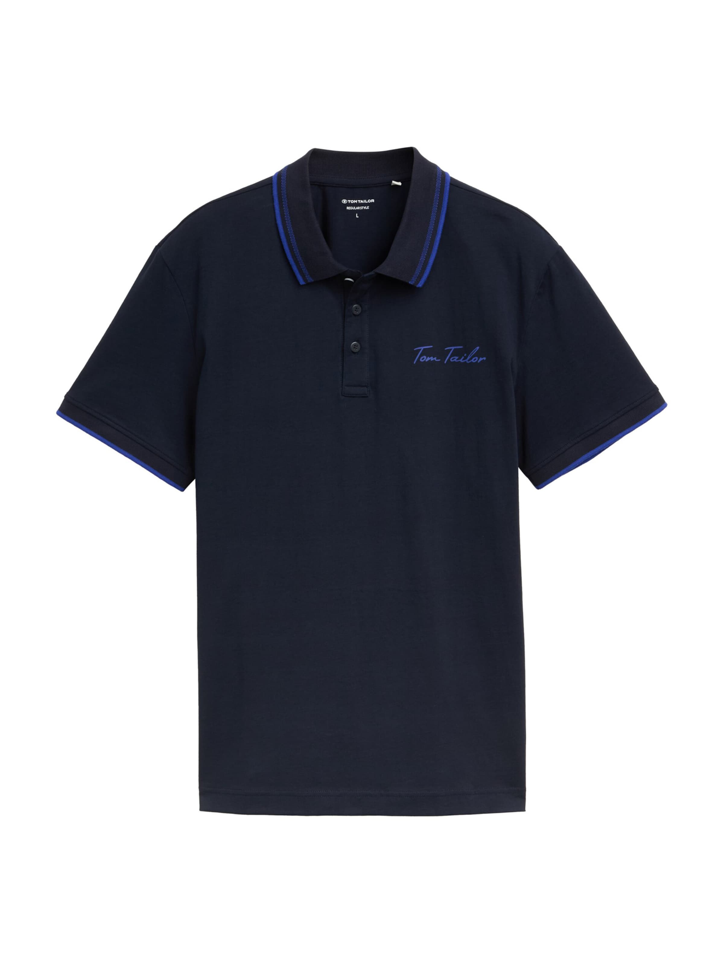 TOM TAILOR Tričko - Modrá: predná strana