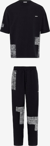 Dandalo Strój treningowy w kolorze czarny: przód