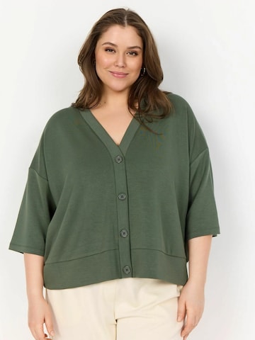 Cardigan 'SABINA 43' Wasabi Concept en vert : devant