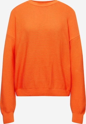 A LOT LESS Sweater 'Naja' in Orange: front