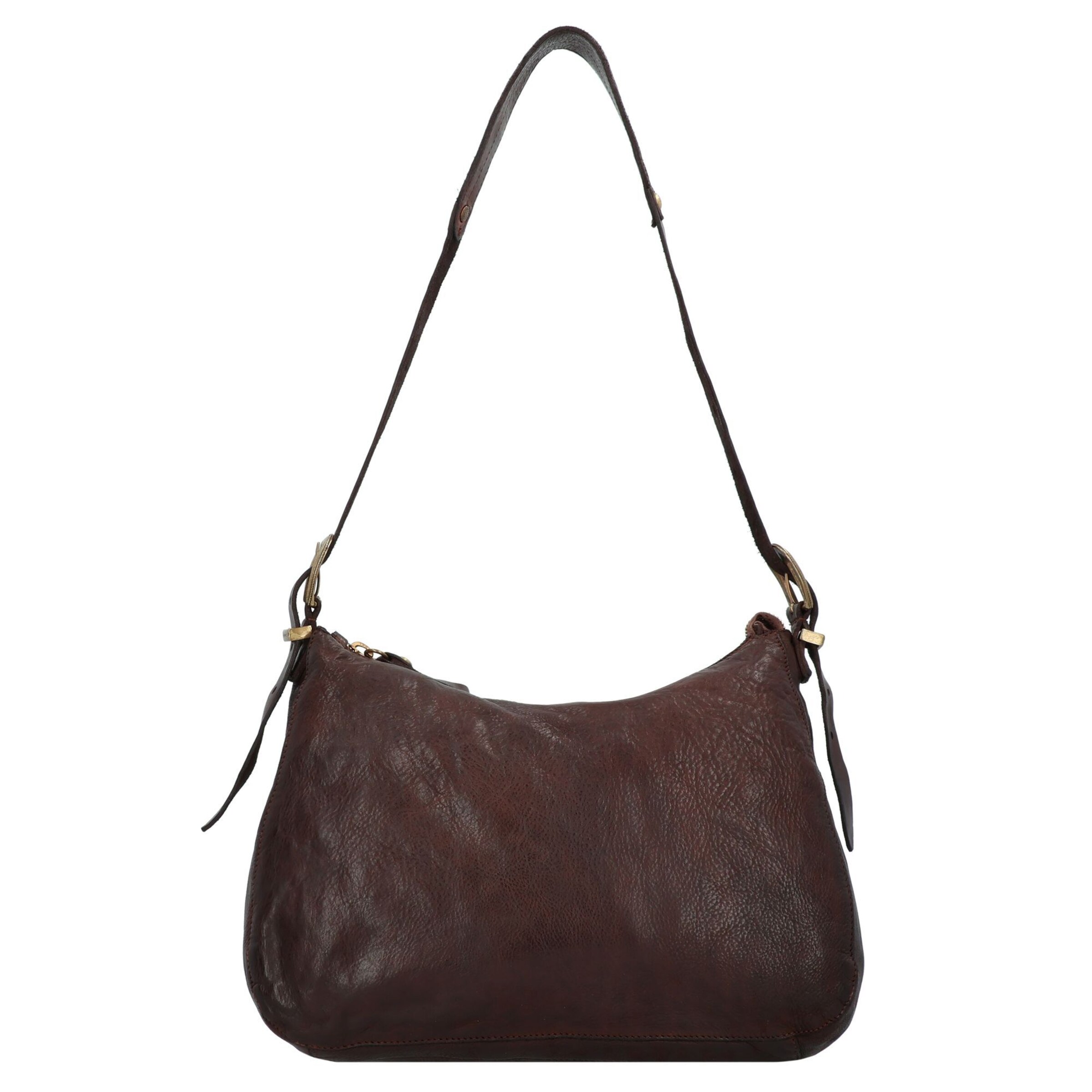 Campomaggi Shoulder Bag in Brown: front