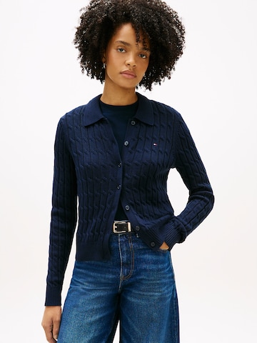 Cardigan TOMMY HILFIGER en bleu : devant