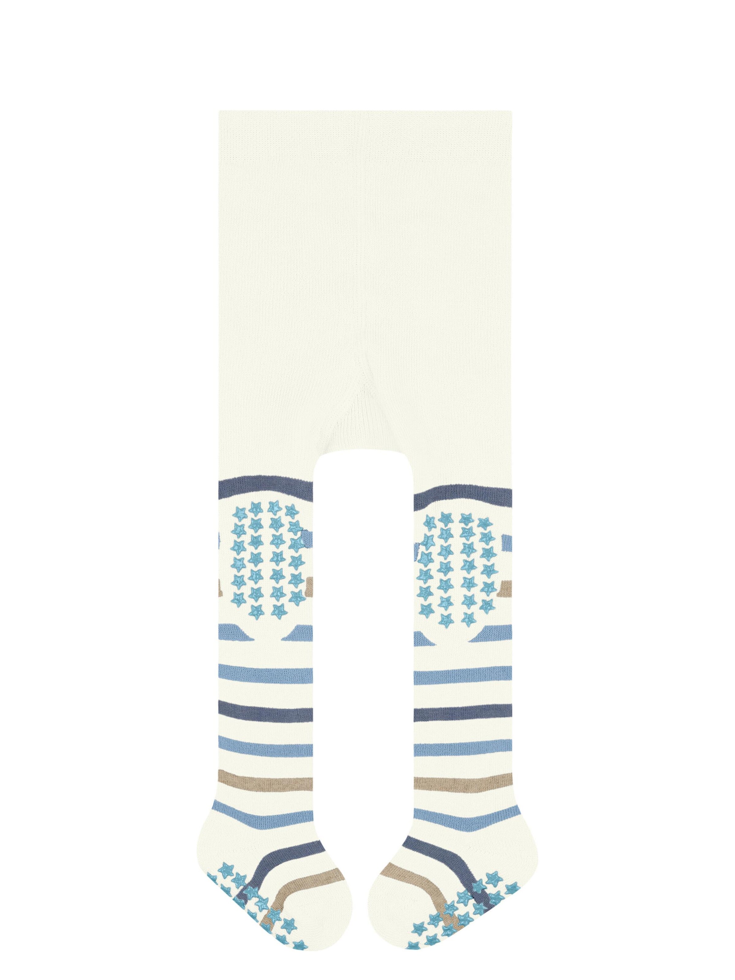 FALKE Tights 'Multi Stripe' in White: front