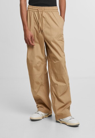 Urban Classics Loosefit Hose in Beige: Vorderseite