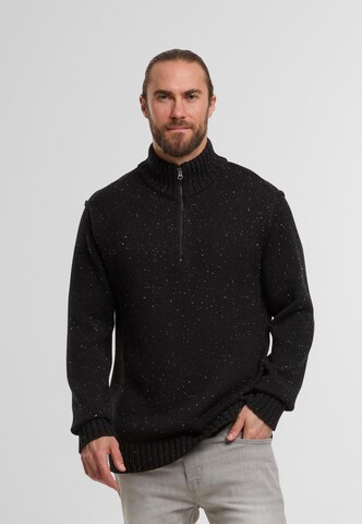 INDICODE JEANS Sweater 'INOscarlo' in Black