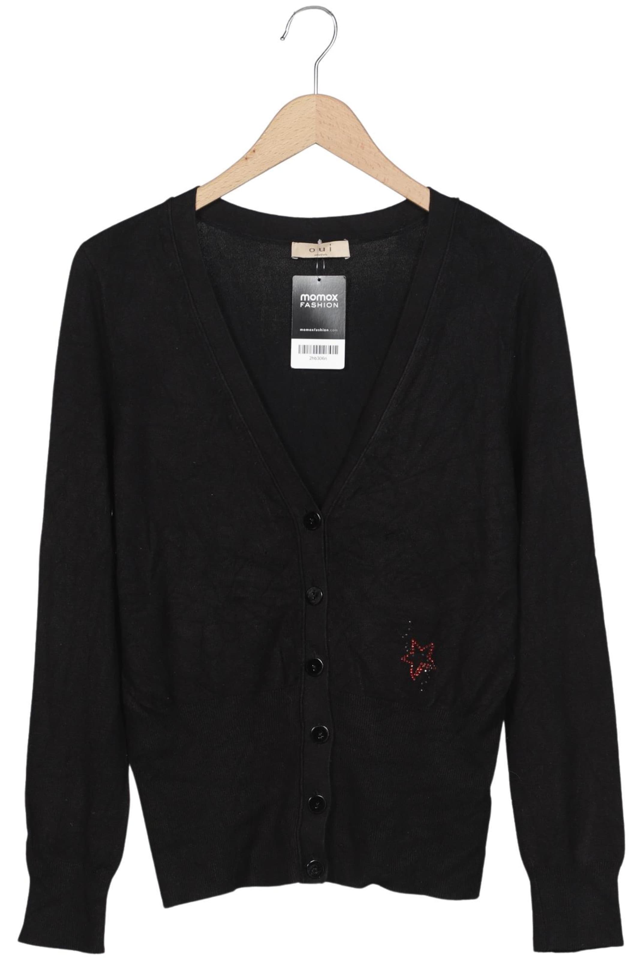 OUI Sweater & Cardigan in XL in Black: front