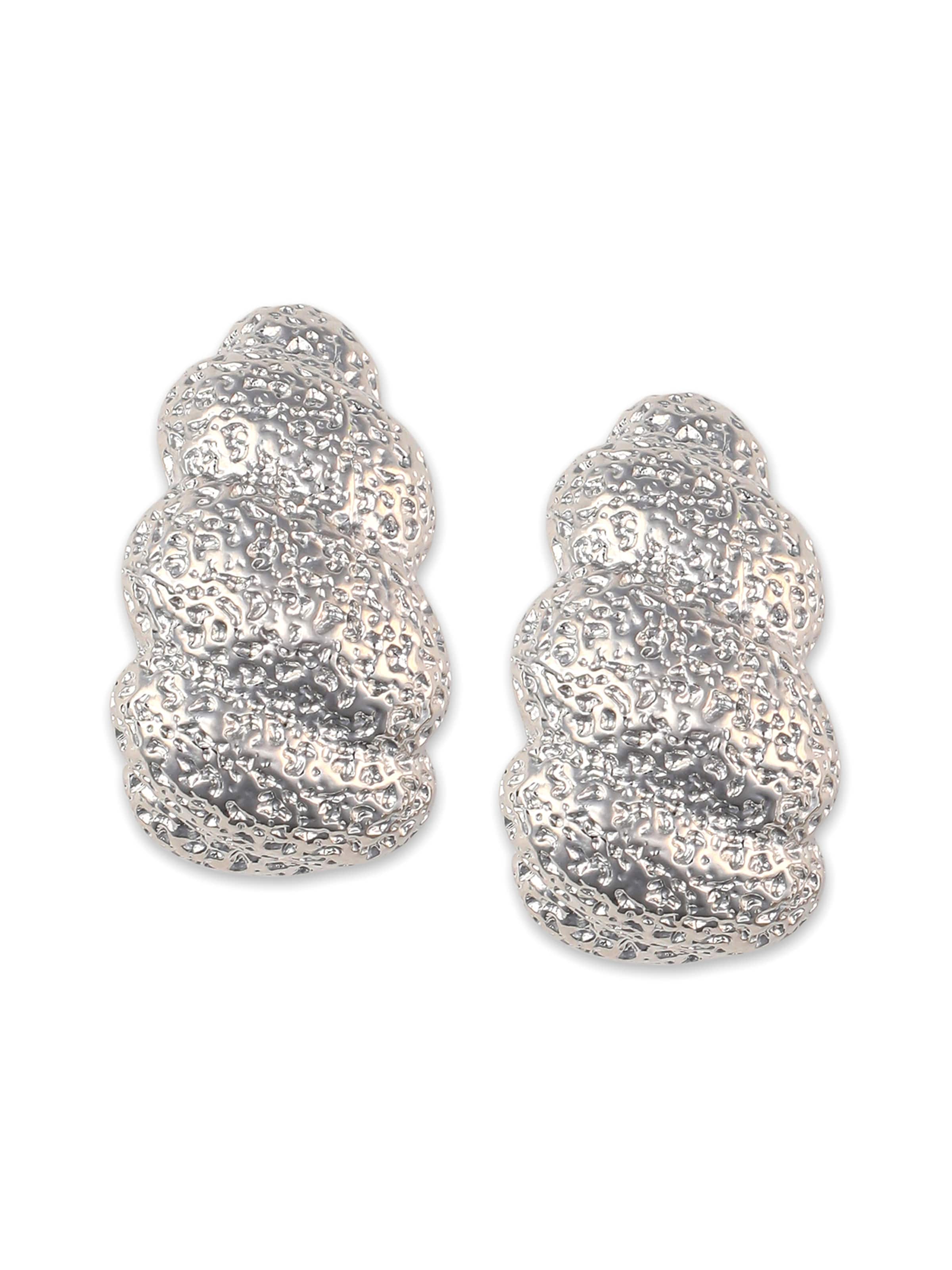 Boucles d'oreilles 'Tammara' SOHI en argent : devant