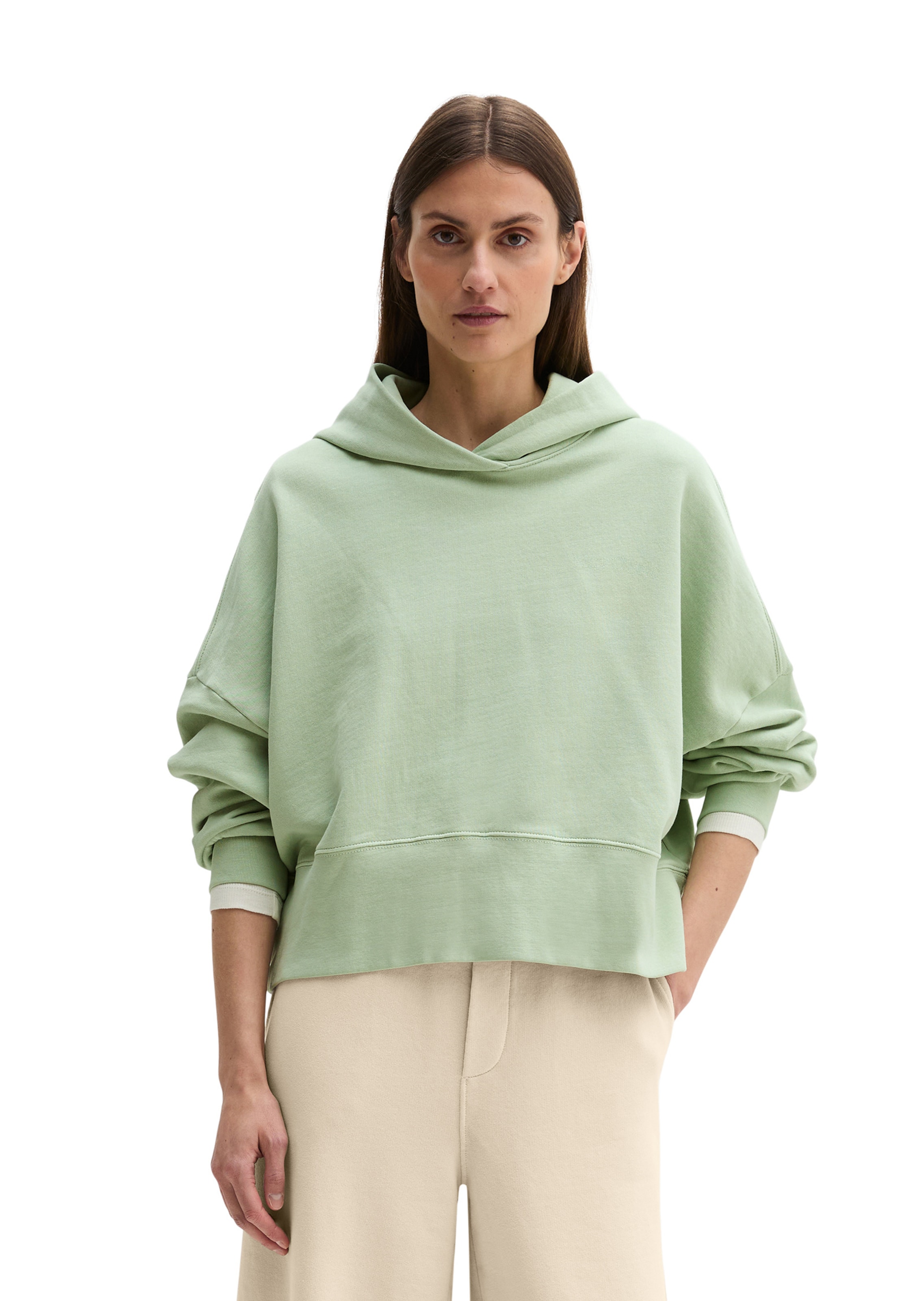 Marc O'Polo Sweatshirt in Green: front