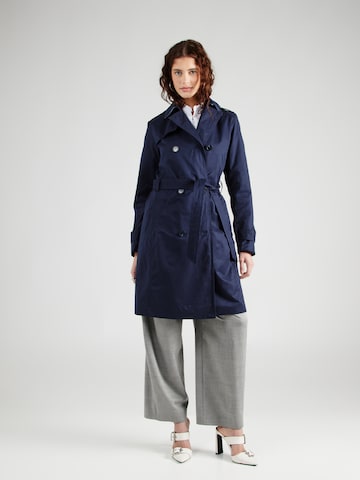 s.Oliver Between-Seasons Coat in Blue: front