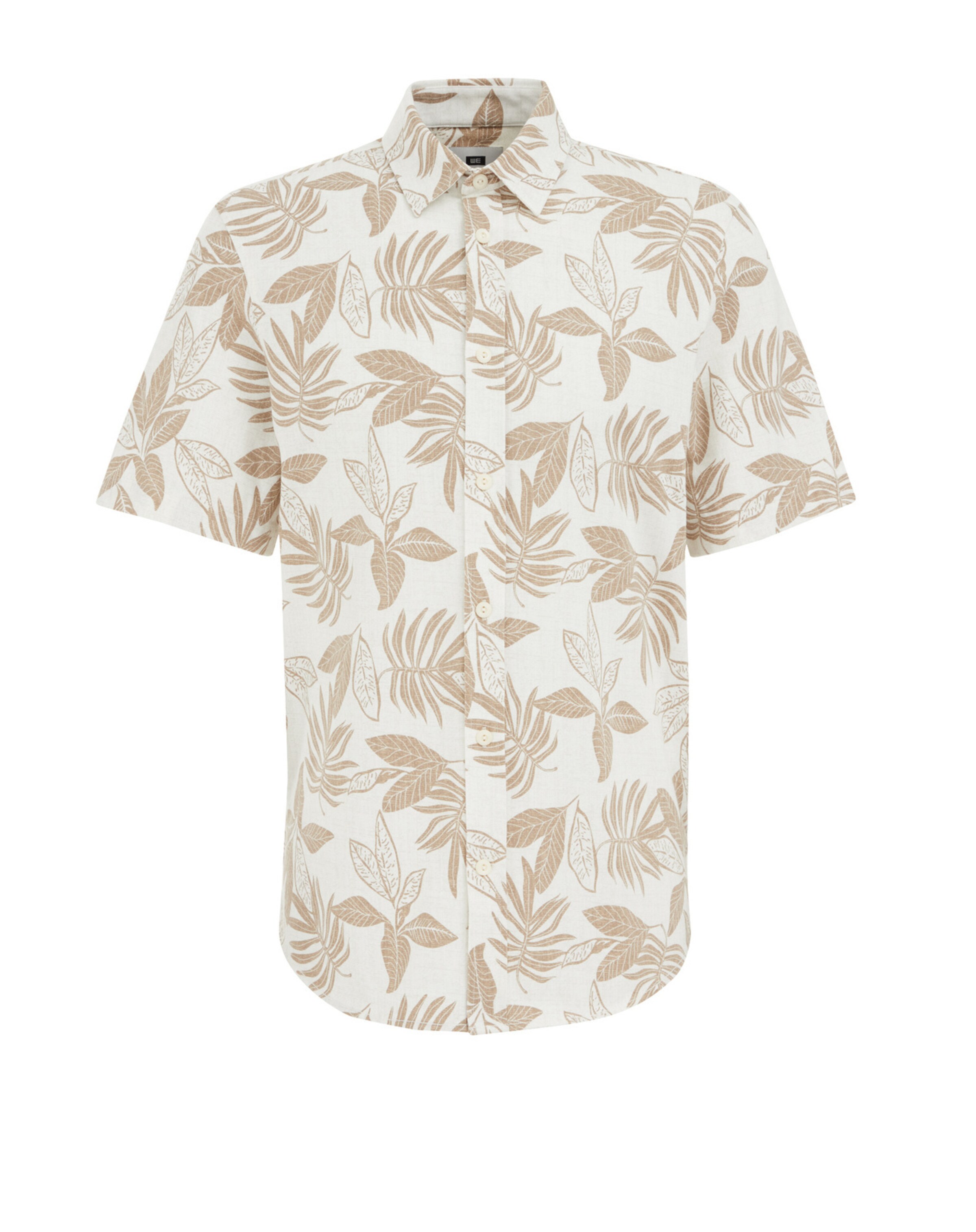 WE Fashion - Regular Fit Camisa em bege: frente