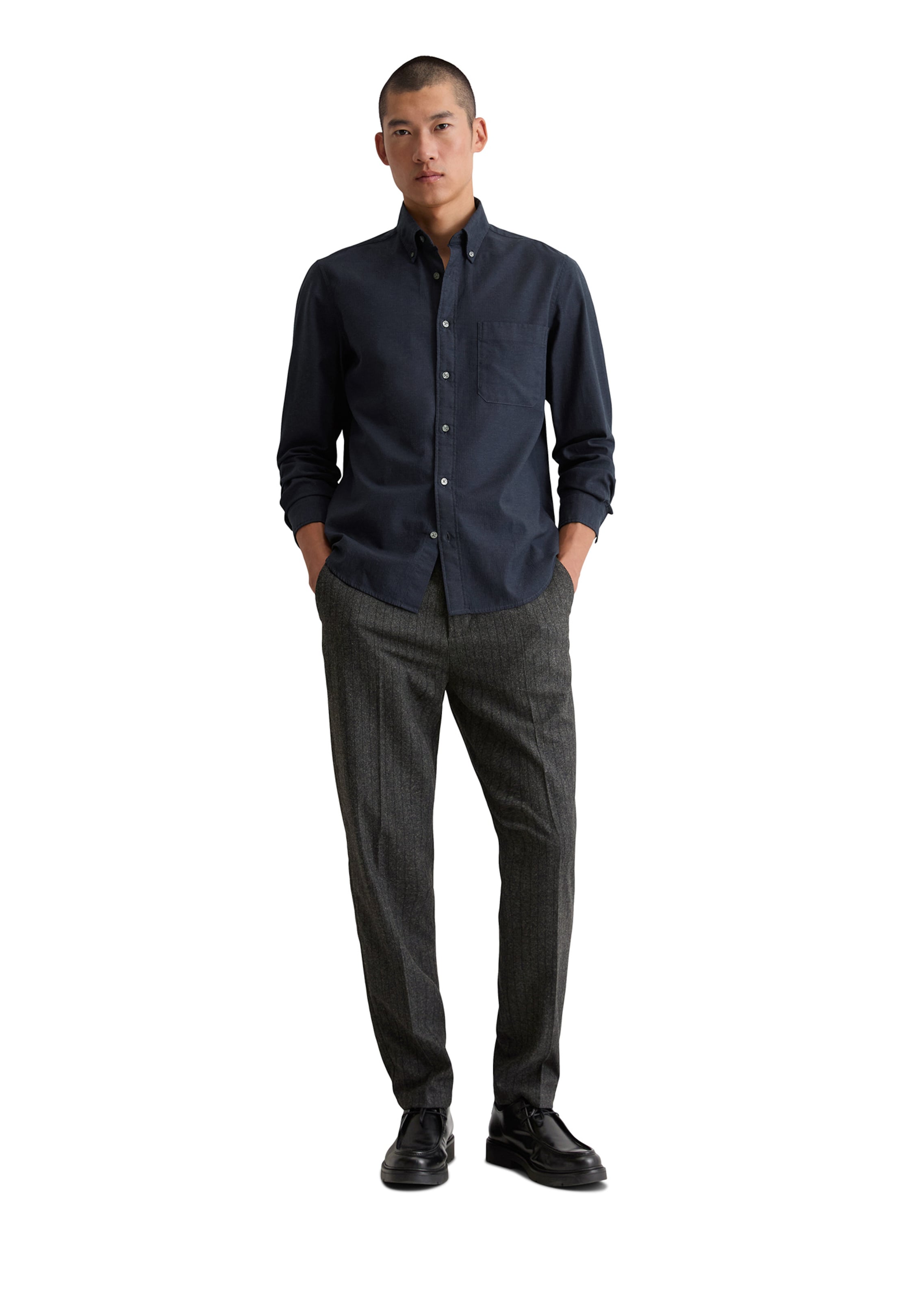 Marc O'Polo Regular fit Button Up Shirt in Blue